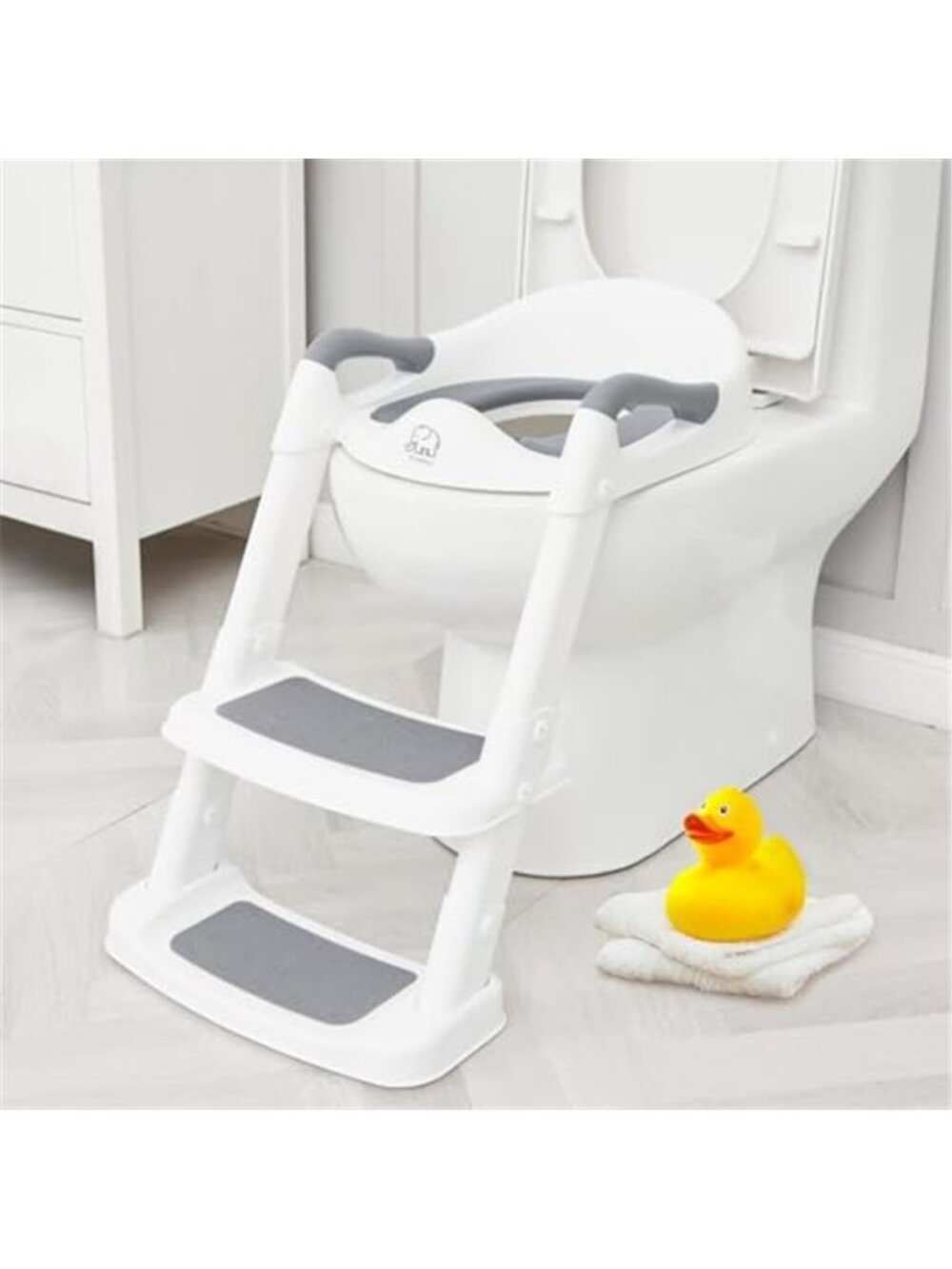 Kids Potty Training Toilet Seat with Step Stool Ladder